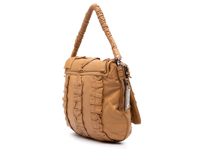 Borsa Hobo Miss Lexington in pelle marrone Dolce & Gabbana Marrone chiaro - vista 2