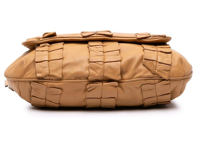 Borsa Hobo Miss Lexington in pelle marrone Dolce & Gabbana Marrone chiaro - vista 3
