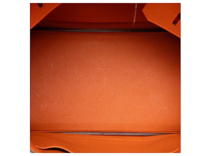 Hermès Orange Epsom Birkin Retourne 35 Laranja - vista 4