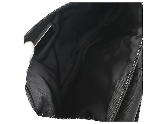 Bolso cinturón Prada en Tessuto negro con múltiples bolsillos - vista 8