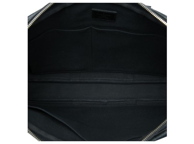 Louis Vuitton Black Damier Graphite Porte Documents Voyage PM Schwarz - Ansicht 4