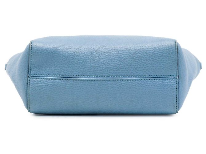 Borsa Swing Mini in pelle blu Gucci Blu chiaro - vista 3