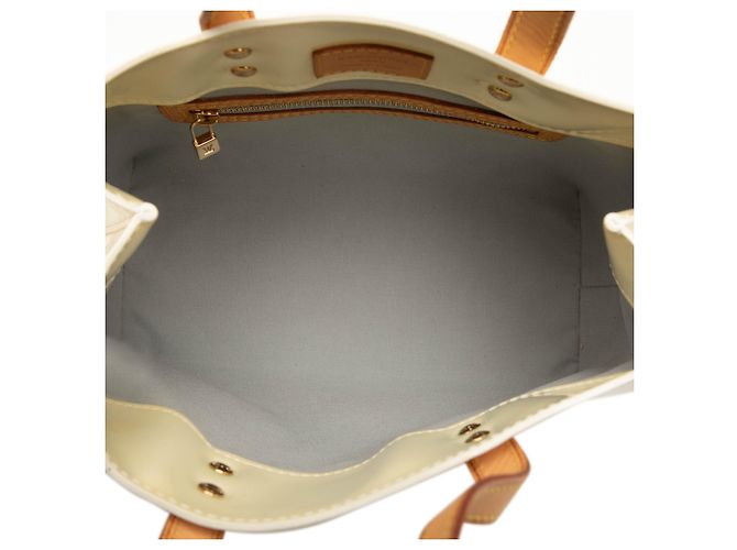 Louis Vuitton White Monogram Vernis Reade PM Weiß - Ansicht 4