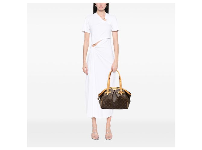 Louis Vuitton Brown Monogram Tivoli GM Castaño - vista 6