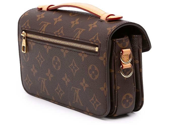 Louis Vuitton Brown Monogram Pochette Metis East West Braun - Ansicht 2