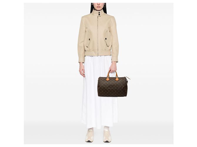 Louis Vuitton Brown Monogram Speedy 35 Marrom - vista 10