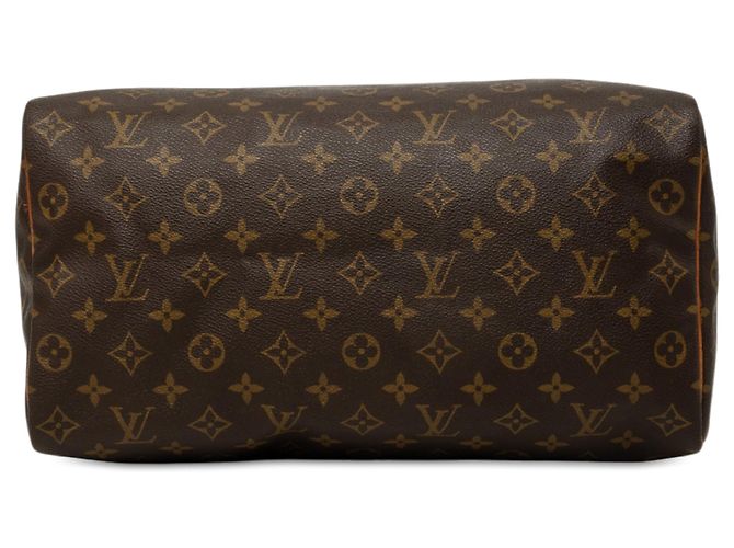 Louis Vuitton Brown Monogram Speedy 35 Marrom - vista 3