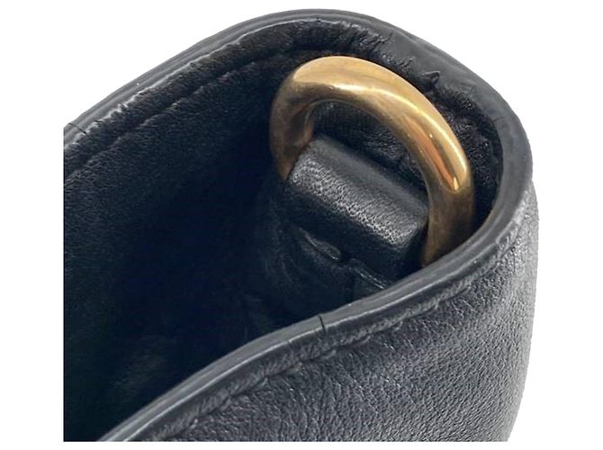 Tote aperta convertibile Prada in vitello spazzolato nero - vista 11