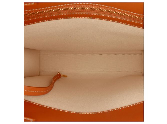 Céline Celine Sac Cabas Vertical Small en Toile Marron Beige - vue 4
