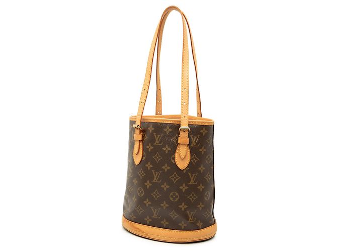 Louis Vuitton Brown Monogram Petit Bucket Marrom - vista 2