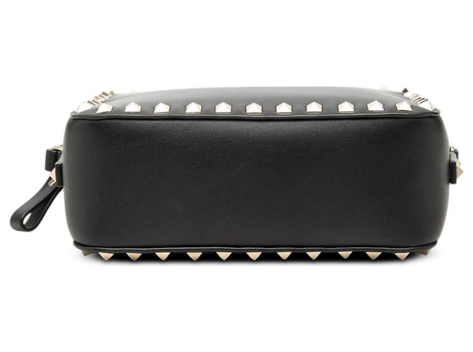 Valentino Rockstud Camera Bag aus schwarzem Leder - Ansicht 3