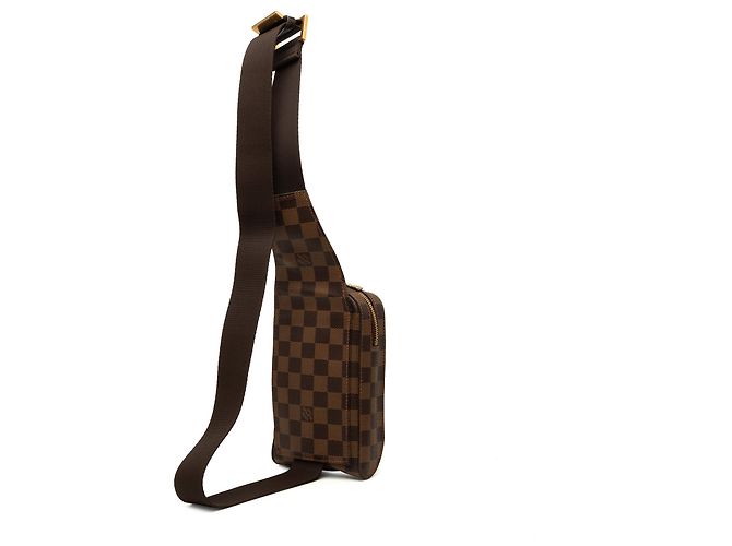 Louis Vuitton Brown Damier Ebene Geronimos Castaño - vista 2