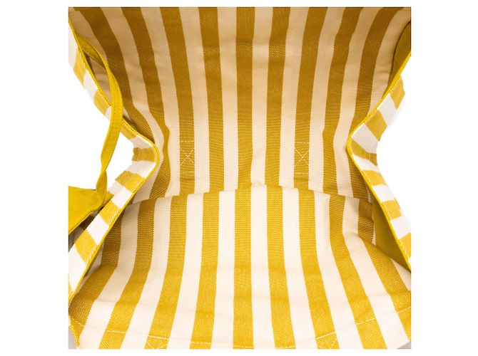 Hermès Yellow Toile Cannes MM Mustard - view 4