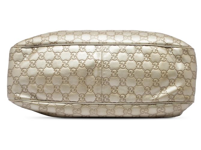 Borsa Tote Gucci Gold Guccissima Sukey D'oro - vista 3