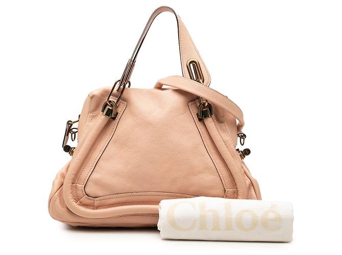Chloé Paraty Satchel aus Leder in Rosa, Medium Pink - Ansicht 7