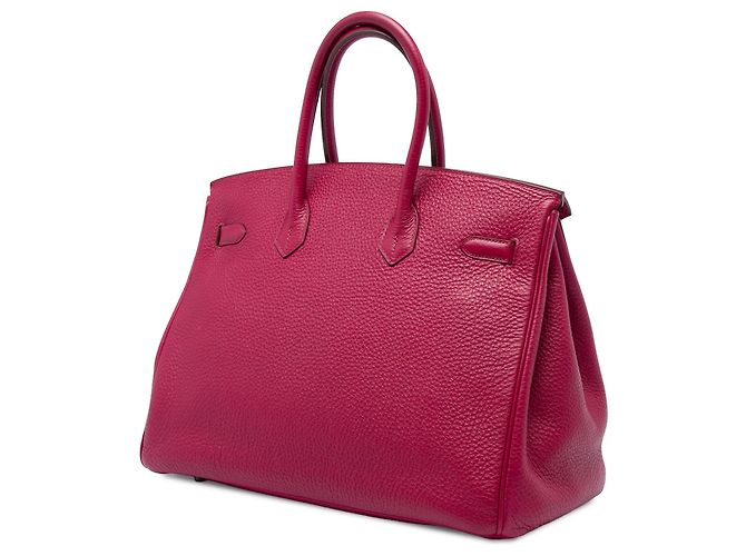 Hermès Pink Clemence Birkin Retourne 35 Rosa - vista 2