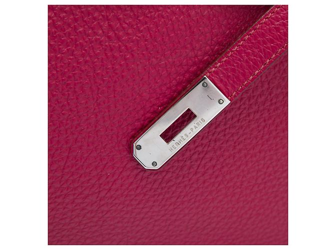 Hermès Pink Clemence Birkin Retourne 35 Rosa - vista 5