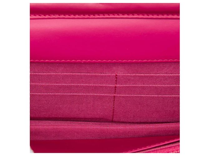 Chanel Classic Patent Wallet On Chain Bicolor Rot - Ansicht 4