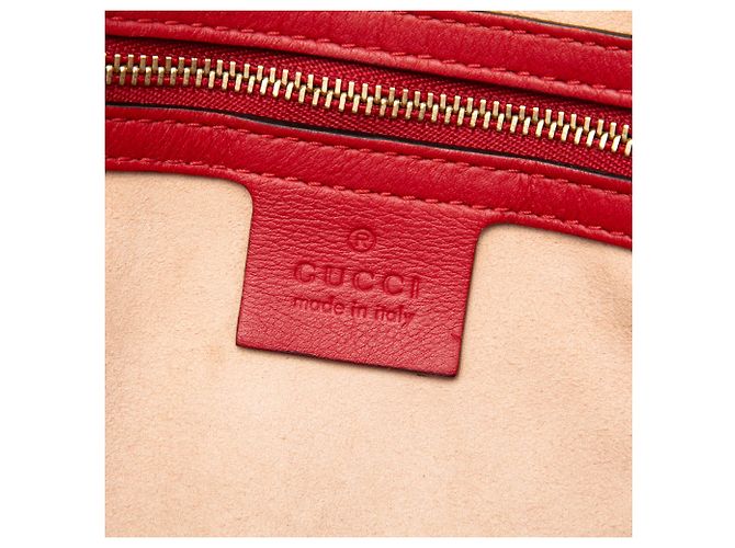Borsa Boston Gucci Small GG Supreme Beige - vista 5