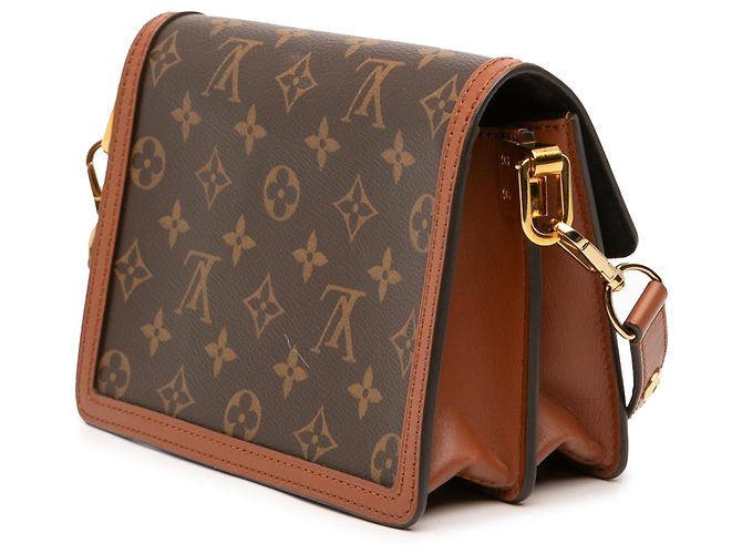 Louis Vuitton Brown Monogram Reverse Mini Dauphine Marron - vue 2