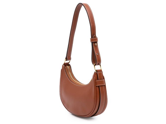 Céline Borsa a spalla Ava Mini in pelle di vitello liscia marrone Celine - vista 2