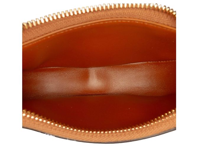 Céline Borsa a spalla Ava Mini in pelle di vitello liscia marrone Celine - vista 4