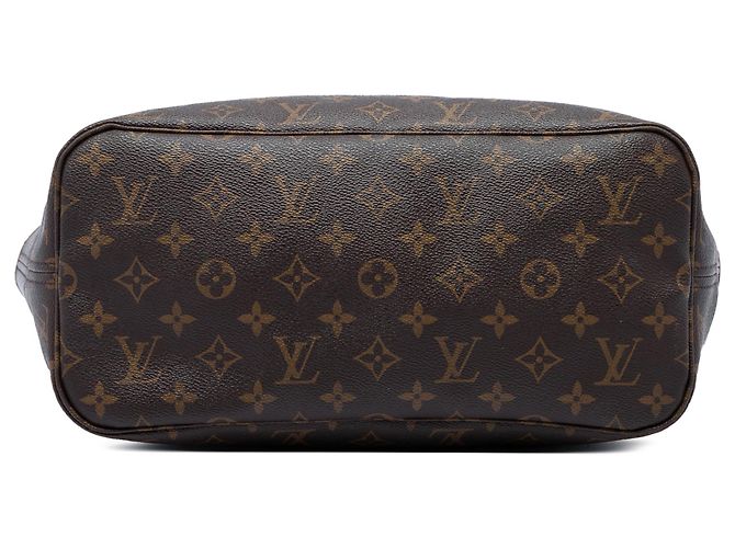 Louis Vuitton Brown Monogram Neverfull MM Marrom - vista 3