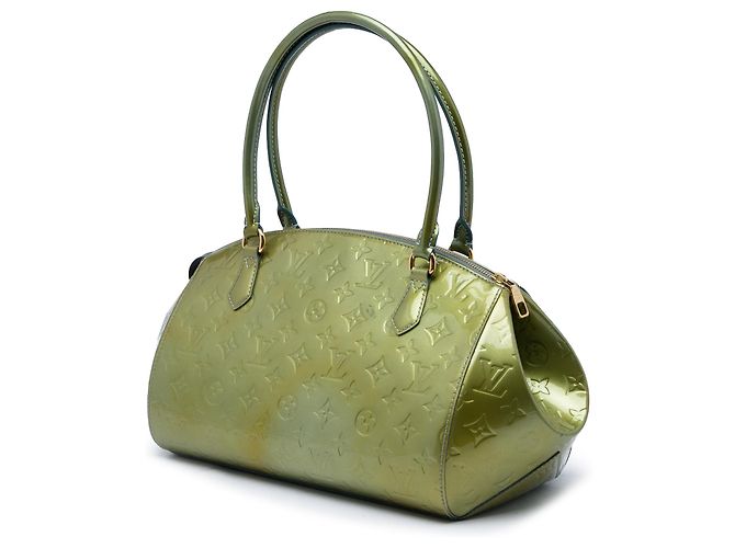 Louis Vuitton Green Monogram Vernis Sherwood PM Verde - vista 2