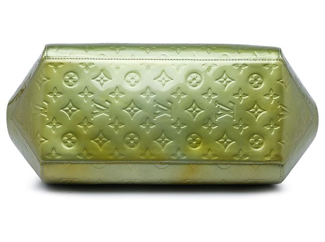 Louis Vuitton Green Monogram Vernis Sherwood PM Verde - vista 3