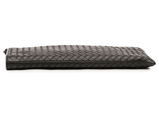 Bottega Veneta Document Case Medium Intrecciato in Nappa nero - vista 3