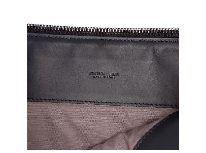 Bottega Veneta Document Case Medium Intrecciato in Nappa nero - vista 5