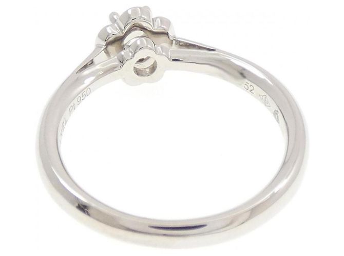 Chanel Camélia Bandring aus Platin - Ansicht 3