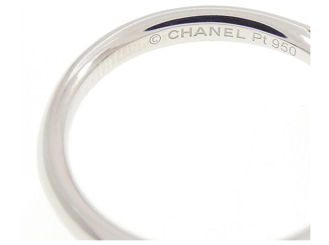 Chanel Camélia Bandring aus Platin - Ansicht 4