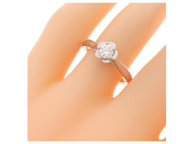 Chanel Camélia Bandring aus Platin - Ansicht 5
