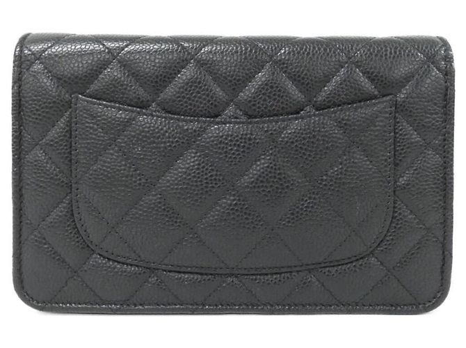Cadena de cartera Chanel Timeless Classic Line AP0250 Negro Burdeos - vista 2