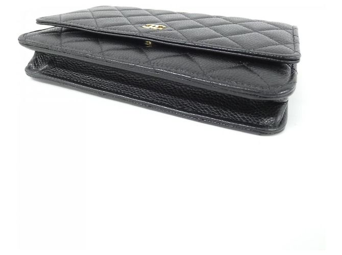 Cadena de cartera Chanel Timeless Classic Line AP0250 Negro Burdeos - vista 3