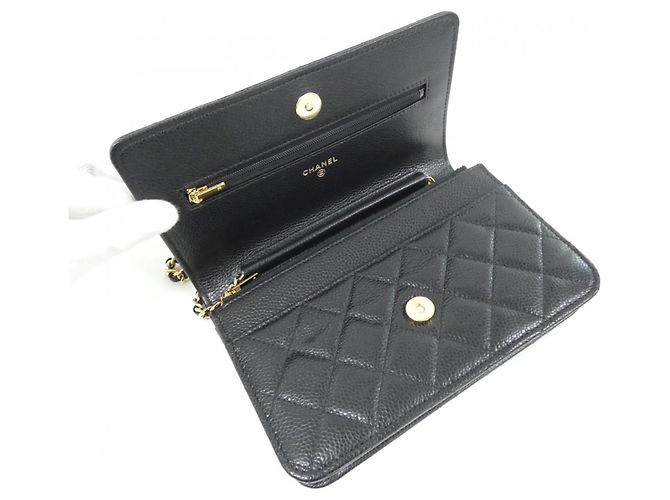 Cadena de cartera Chanel Timeless Classic Line AP0250 Negro Burdeos - vista 7