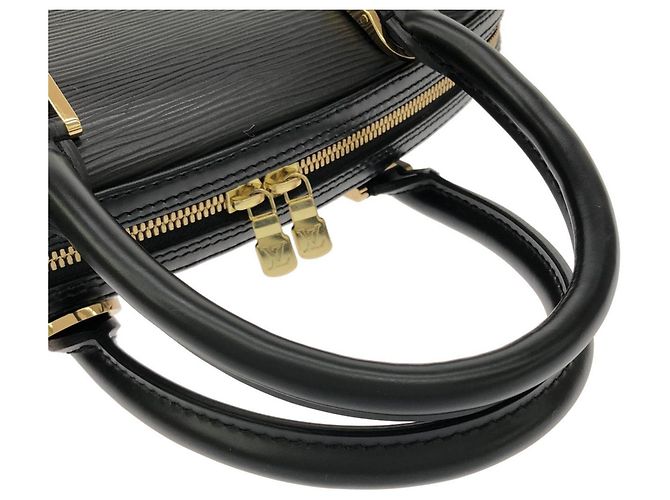 Borsa a mano Louis Vuitton Epi Jasmine Marrone Nero - vista 8
