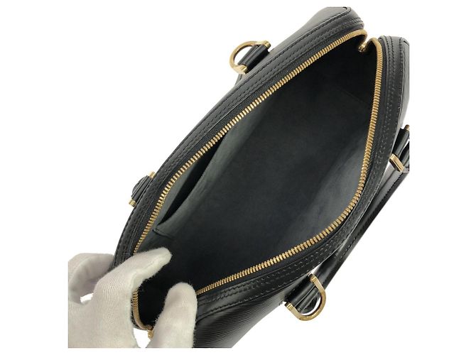 Borsa a mano Louis Vuitton Epi Jasmine Marrone Nero - vista 9