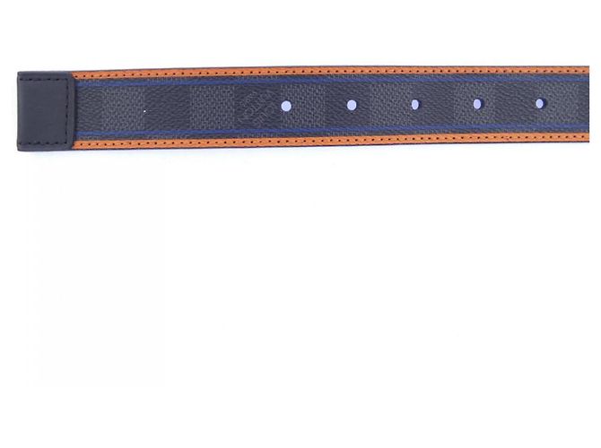 Louis Vuitton Damier Ace Belt M9770 Black Orange - view 4