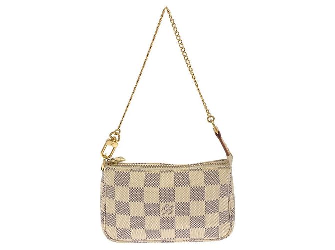 Louis Vuitton Damier Azur Mini Pochette Accessoires Blu - vista 2