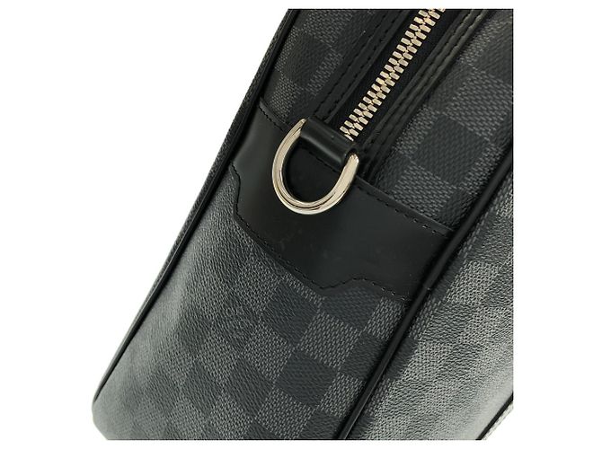 Borsa Louis Vuitton Damier Graphite Yorn Damier ebene - vista 3