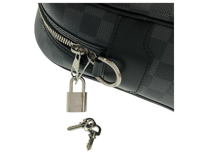 Borsa Louis Vuitton Damier Graphite Yorn Damier ebene - vista 4