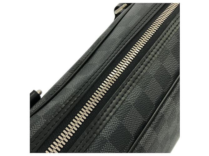 Borsa Louis Vuitton Damier Graphite Yorn Damier ebene - vista 5