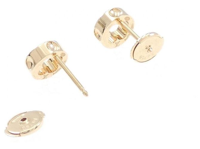 Louis Vuitton Puss Empreinte Ohrringe in Pink Gold - Ansicht 3