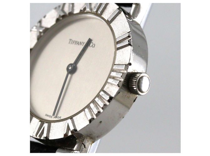 Autre Marque Tiffany & Co. Atlas L0640 Silver Quartz Uhr - Ansicht 3