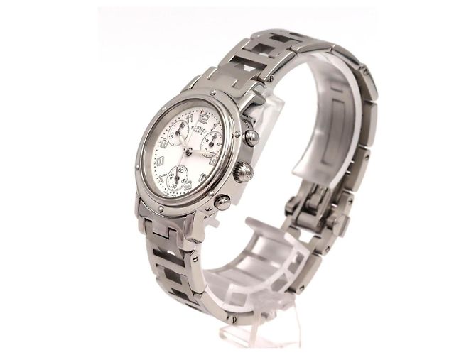 Hermès Hermes Clipper Chronograph CL1.310 SS Quartz Watch - view 2
