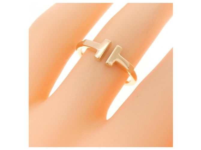 Autre Marque Anello Tiffany T Wire in oro rosa 18K - vista 5