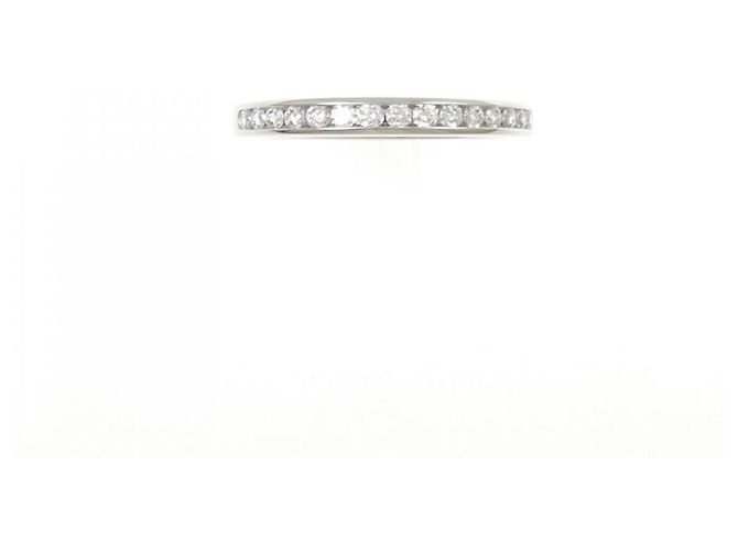 Autre Marque Fede nuziale Tiffany & Co. in platino 950 - vista 2
