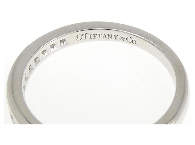 Autre Marque Fede nuziale Tiffany & Co. in platino 950 - vista 4